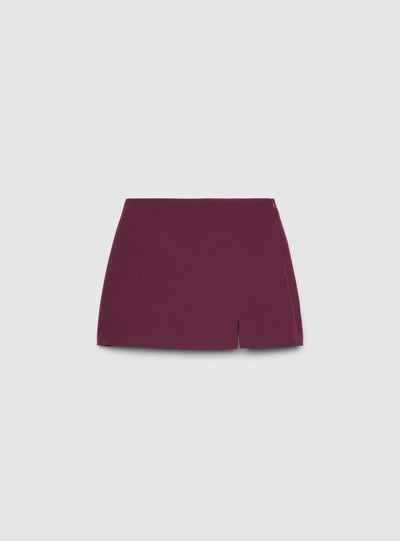 Jednobarevná skort s rozparkem