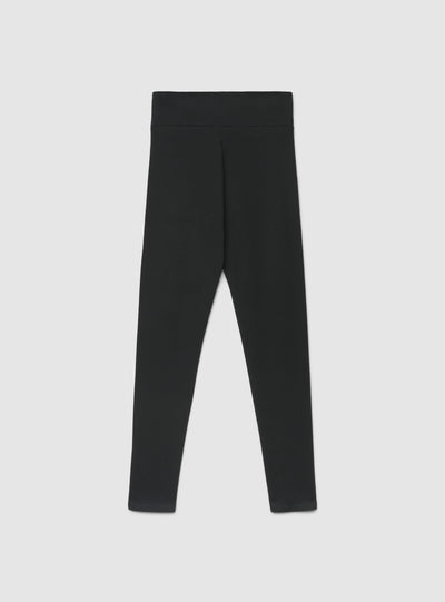 Leggings lunghi a vita alta tinta unita