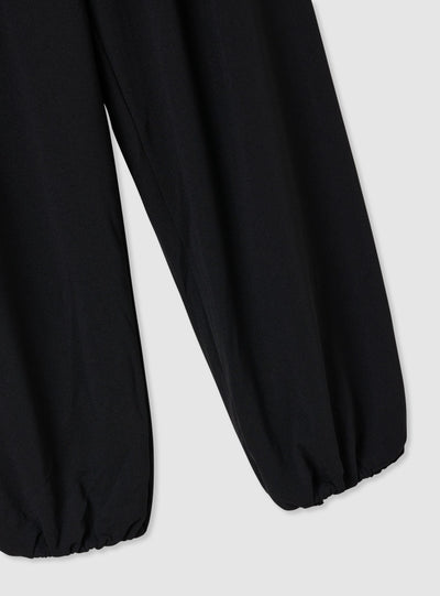 Solid colour balloon trousers