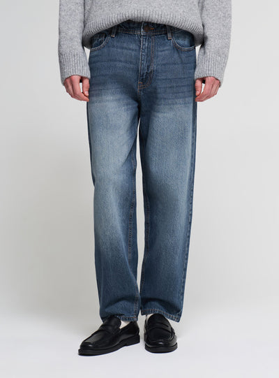 Jeans baggy a cinque tasche