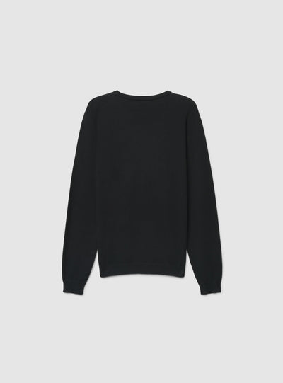 Maglia girocollo a tinta unita
