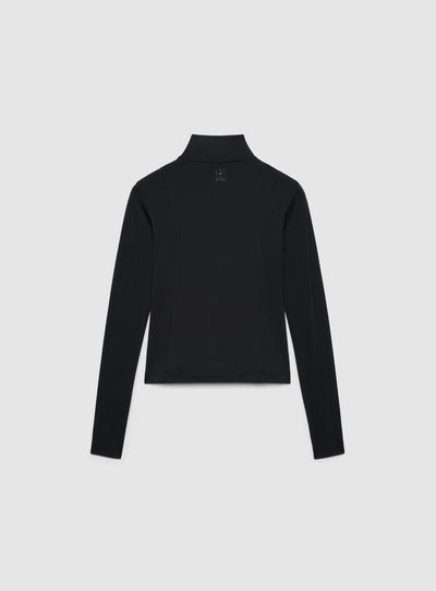 Felpa sportiva con zip a tinta unita