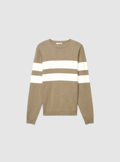 Maglia girocollo a righe