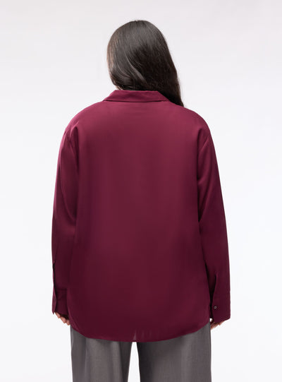 Camicia a tinta unita