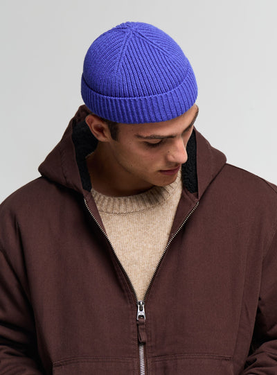 Solid colour fisherman cap