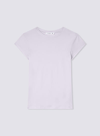 T-shirt tinta unita elasticizzata