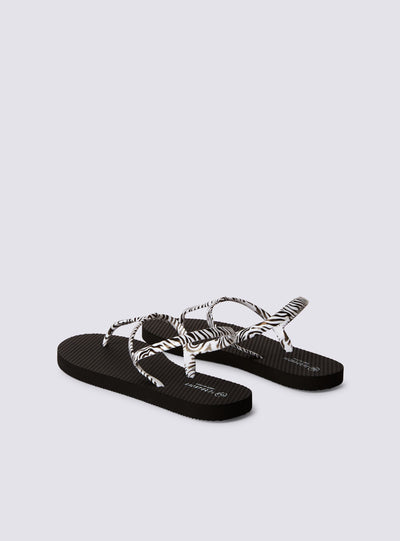 Gummi-Zehensandalen