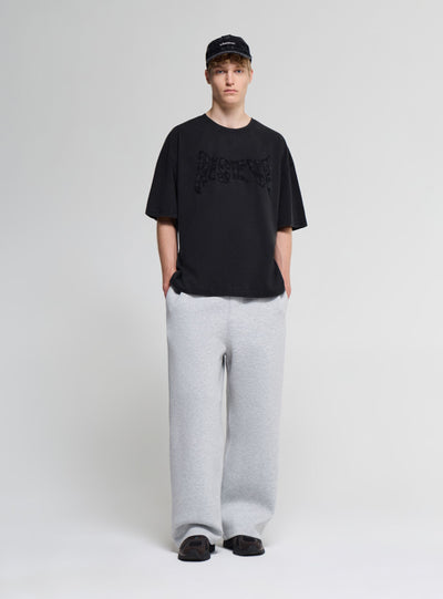 Pantaloni tuta maxi con coulisse