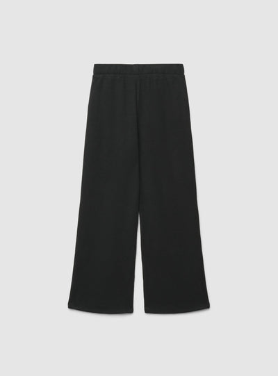 Pantaloni wide leg a tinta unita
