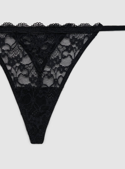 Pack 2 slip perizoma in pizzo
