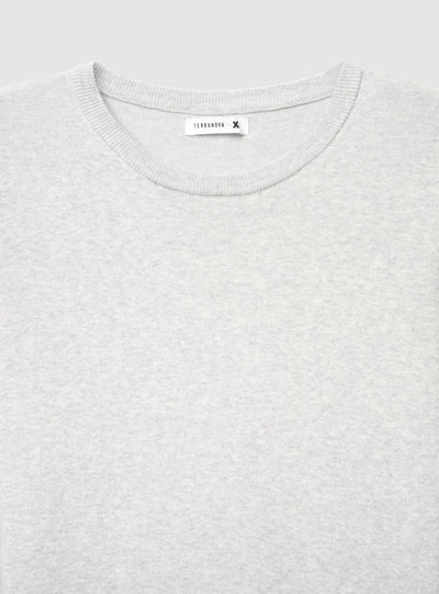 Maglia girocollo a tinta unita