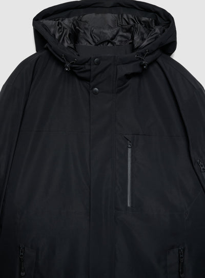 Technische Jacke mit Kapuze