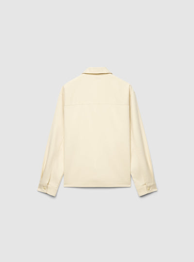 Camicia boxy a tinta unita