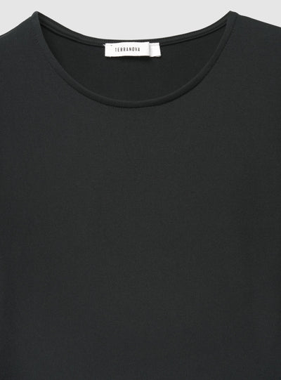 T-shirt body a maniche lunghe tinta unita