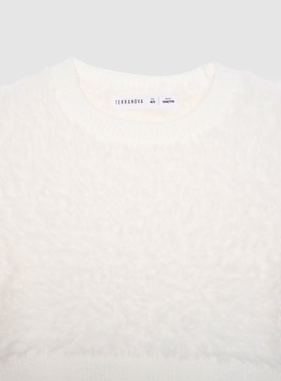 T-shirt court effet pelage uni