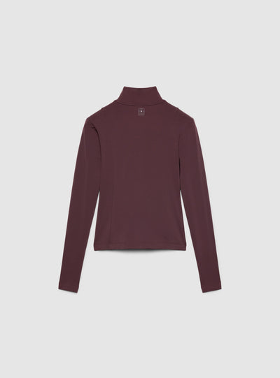 Felpa sportiva con zip a tinta unita