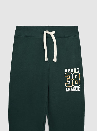 Pantaloni tuta lunghi con stampa lettering