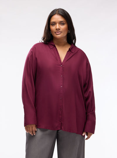 Camicia a tinta unita