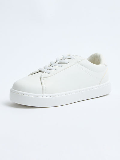 Sneakers basse in similpelle