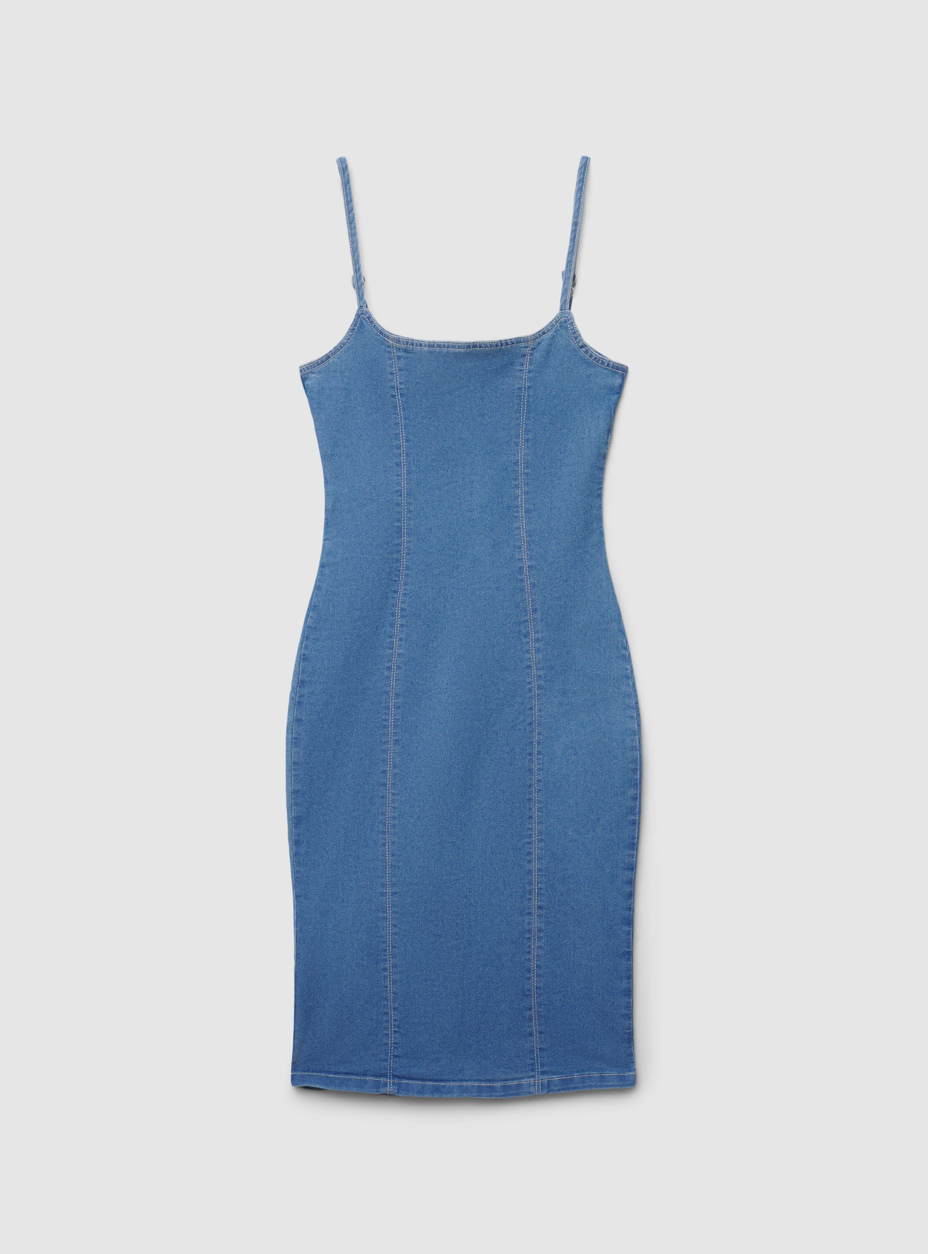 Denim sheath dress - Terranova Denim sheath dress - Terranova