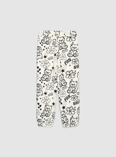 Pantaloni tuta lunghi con stampa graffiti
