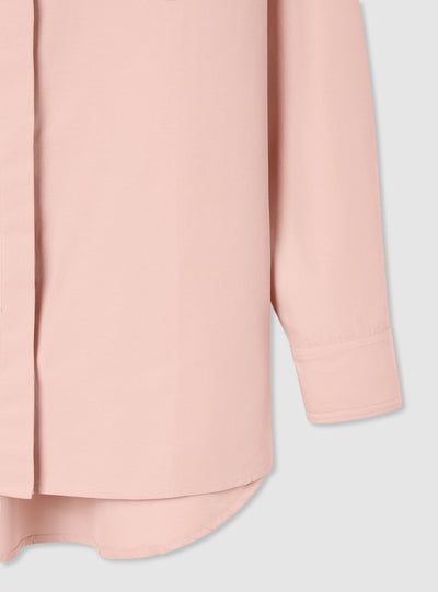 Camicia ampia in popeline