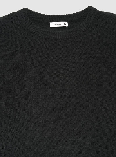 Maglia girocollo a tinta unita