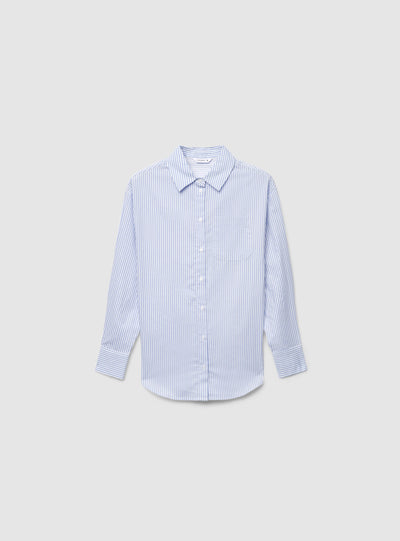 Camicia ampia a righe