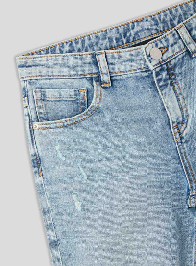 Shorts di jeans cinque tasche