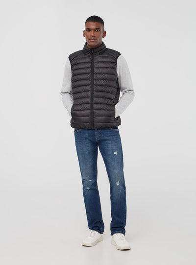 Gilet 100 grammi con collo alto