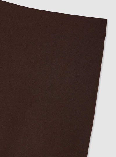 Falda midi lisa
