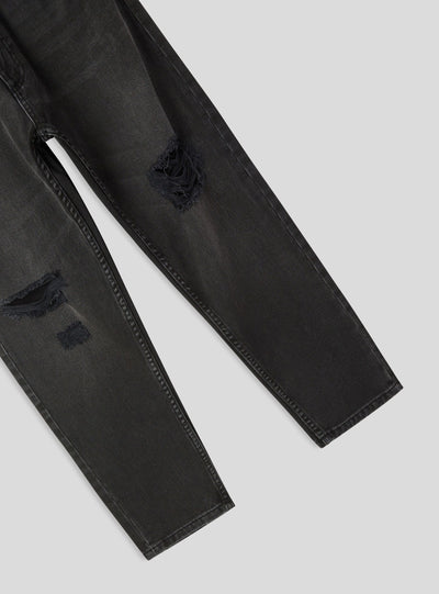 Jeans relaxed con strappi ampi