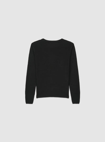Maglia girocollo a tinta unita