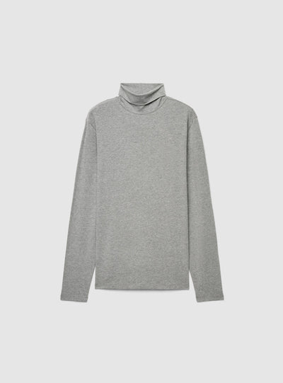 T-shirt dolcevita a maniche lunghe