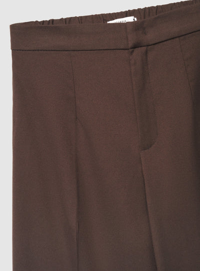 Pantaloni wide leg effetto mélange