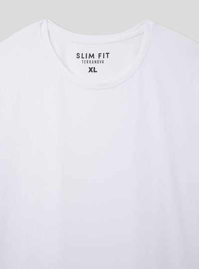 T-shirt slim fit tinta unita