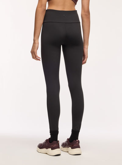 Leggings sportivi con inserti in tulle