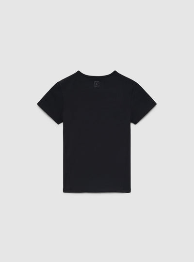 T-shirt girocollo a tinta unita