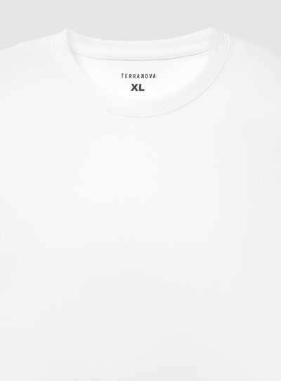 T-shirt manica lunga a tinta unita