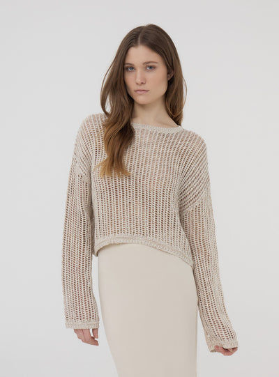 Maglia ampia traforata