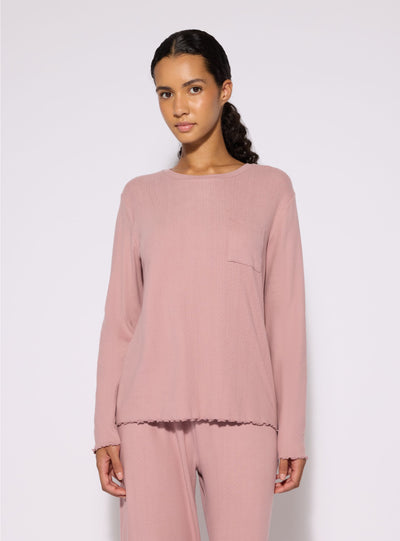 Set pigiama con maglia a maniche lunghe e pantaloni lunghi