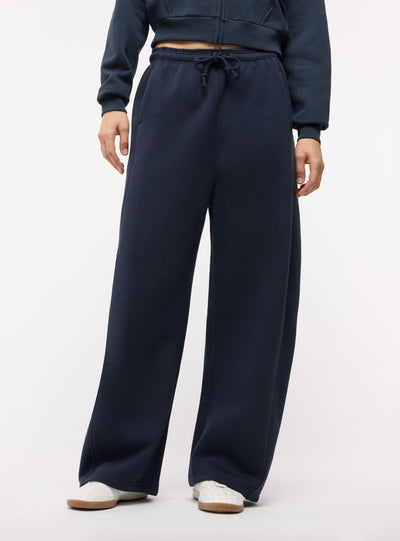 Pantaloni tuta lunghi tinta unita