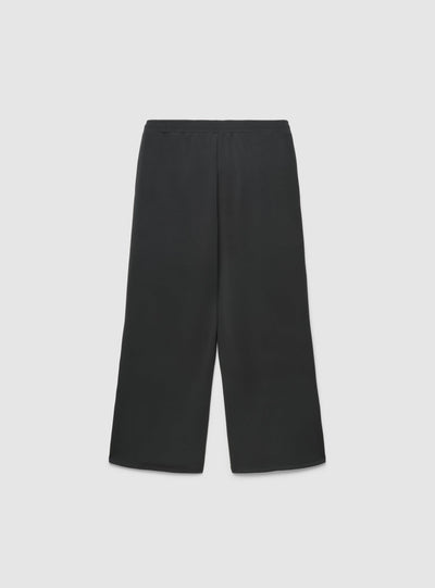 Pantaloni tuta wide leg a tinta unita