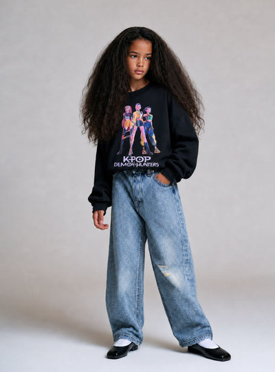 T-shirt a maniche lunghe con stampa K-pop®