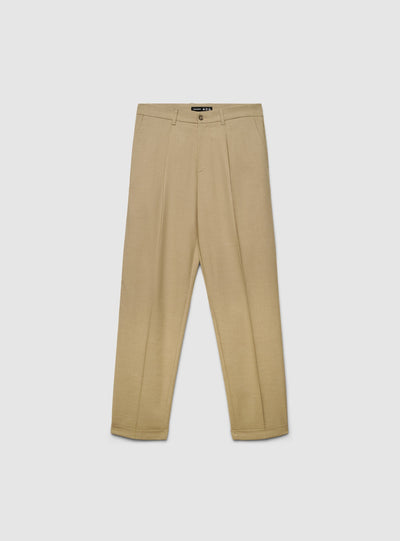 Pantaloni chino regular a tinta unita