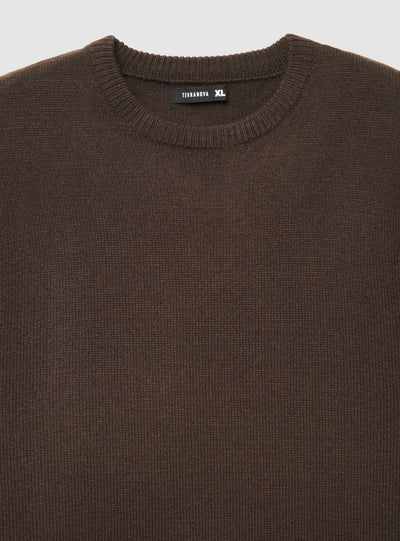 Plain crew neck sweater