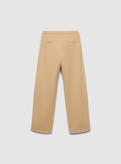 Wide-leg plain-colour sweatpants