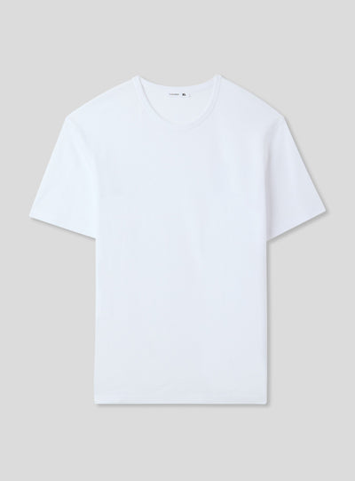 T-shirt tinta unita tessuto strutturato