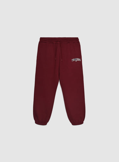 Pantaloni tuta jogger con stampa college