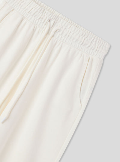 Pantaloni tuta wide leg con coulisse